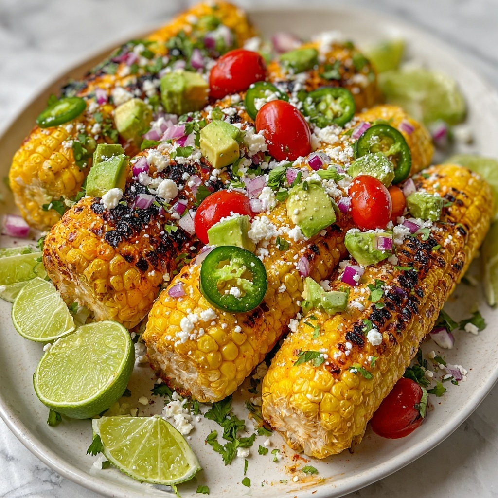 Zesty Mexican Grilled Corn Salad Recipe - Recipe Image