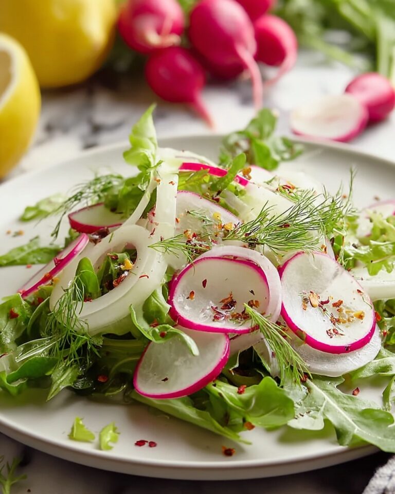 Radish and Fennel Salad with Lemon Dressing Recipe