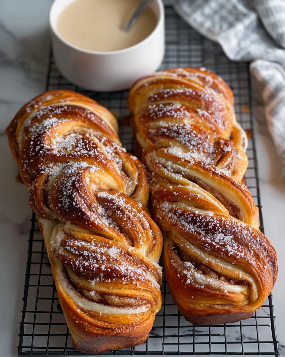 Easy and Fast Cinnamon Twist Loaf Recipe - Recipe Image