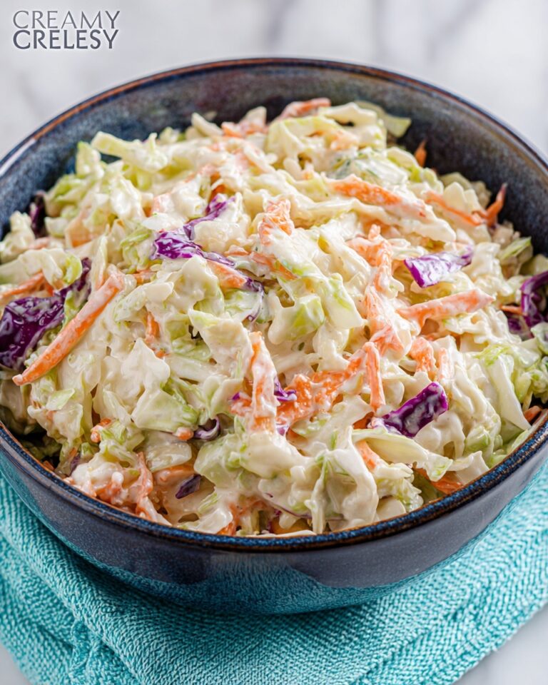 Classic Creamy Coleslaw Recipe