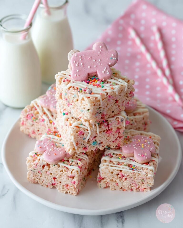 Animal Cookie Rice Krispie Treats Recipe