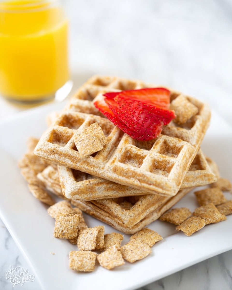 Cinnamon Toast Crunch Waffles Recipe - Recipe Image