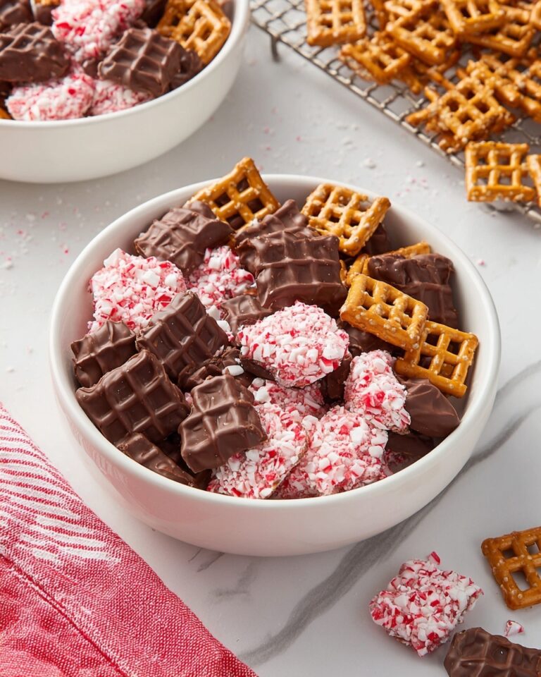 Christmas Caramel Pretzel Bites Recipe