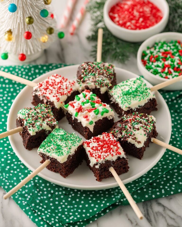 Christmas Brownie Pops Recipe