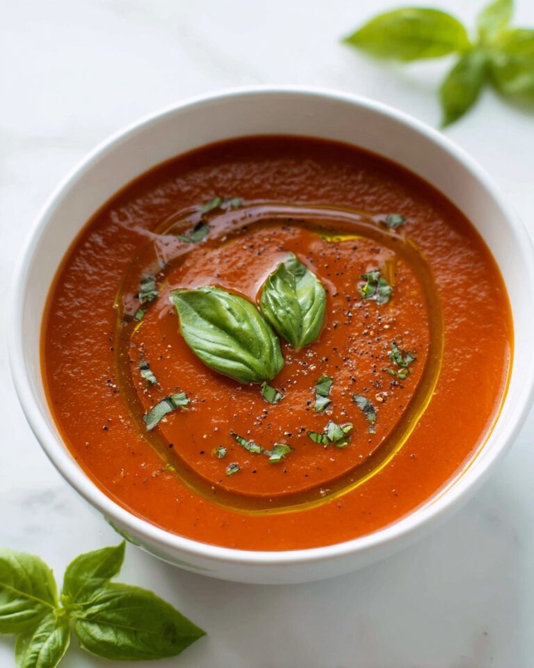 Roasted Tomato Basil Soup Recipe