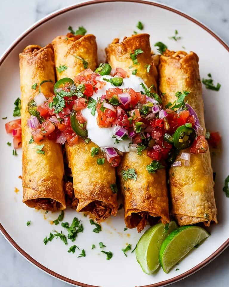 Homemade Crispy Chicken Flautas Recipe