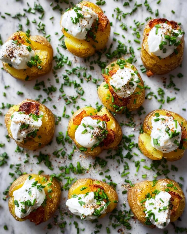 Garlic and Lemon Smashed Potatoes Recipe