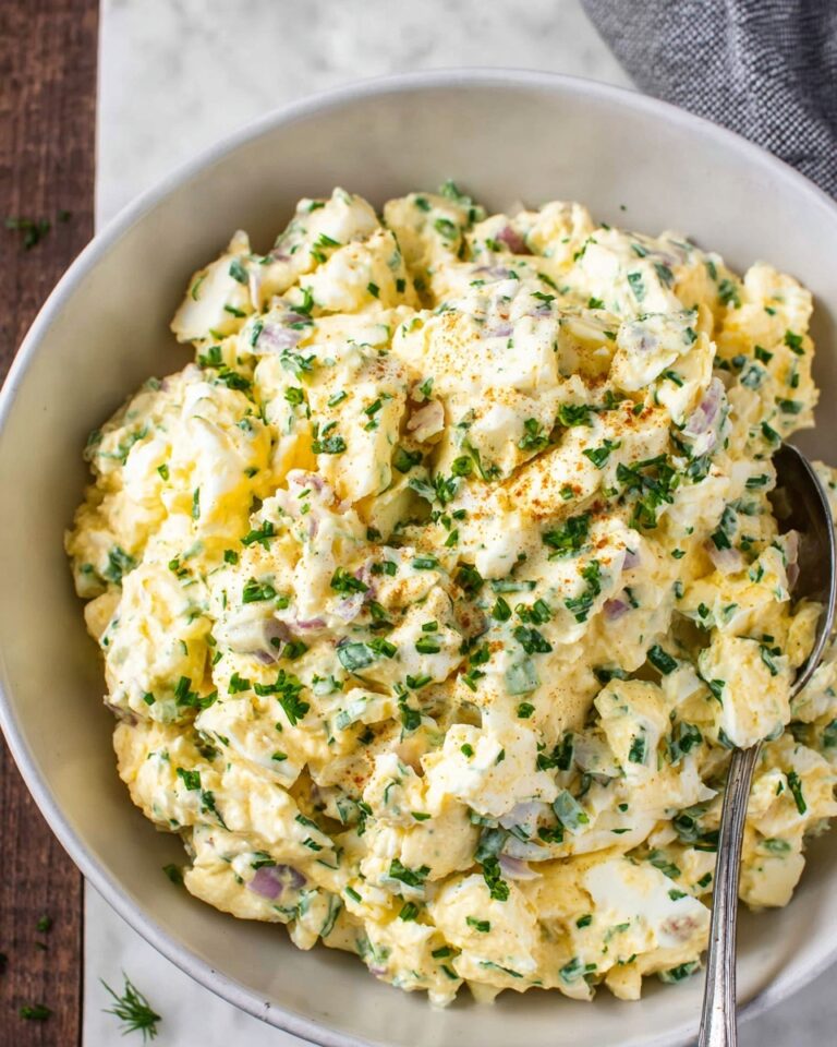 Egg Salad Recipe with the Best Dressing Recipe