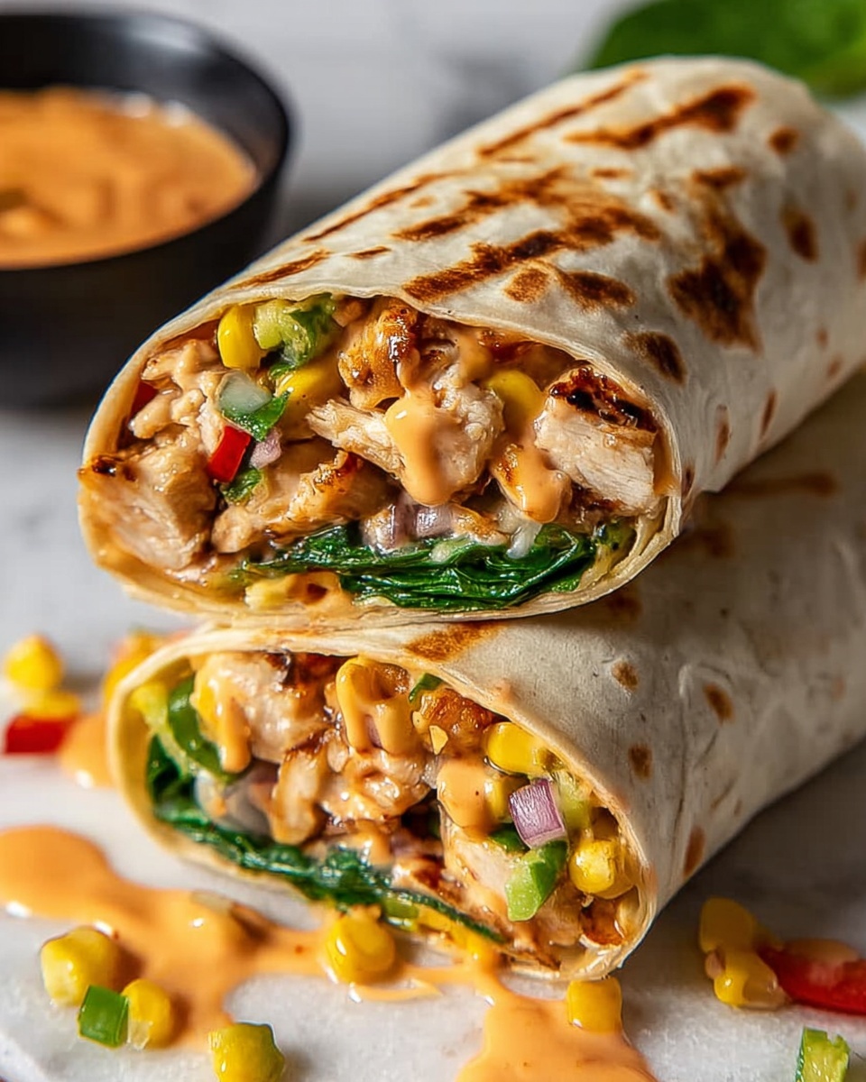 Chipotle Ranch Grilled Chicken Burrito Recipe - Recipe Image