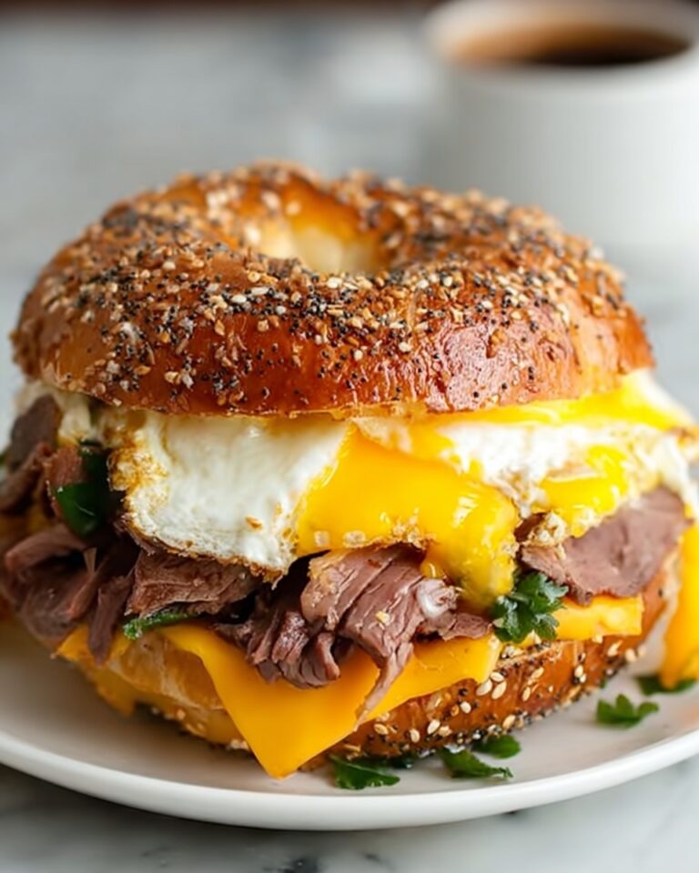 Ultimate Steak Egg and Cheese Bagel Recipe