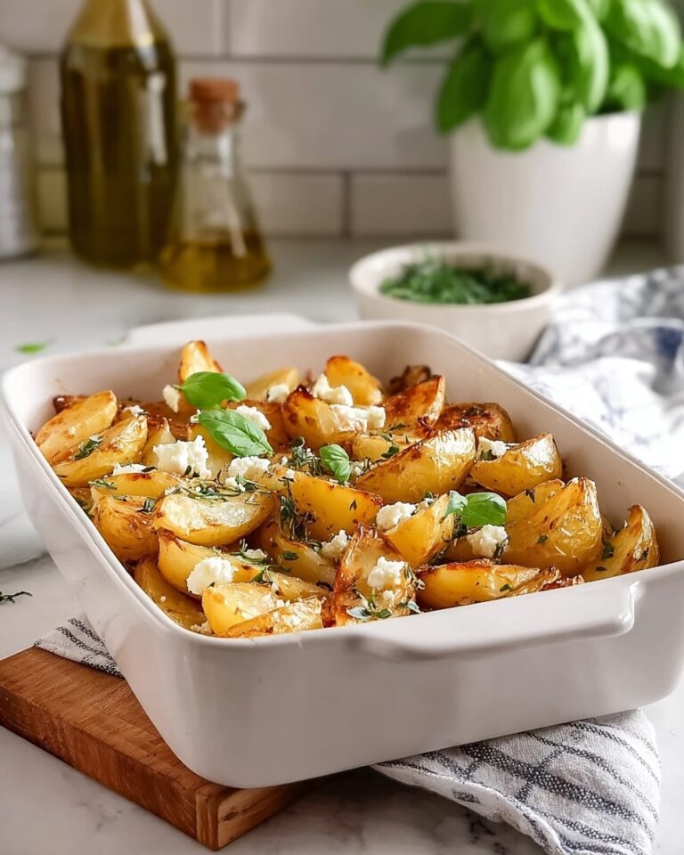 Savory Baked Feta Potatoes Recipe