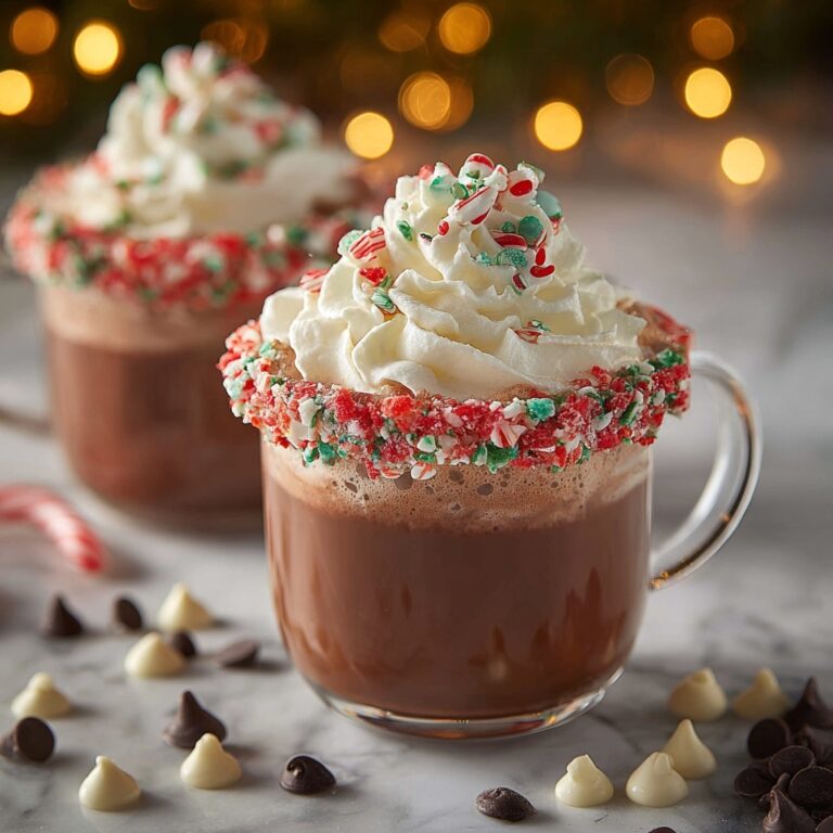 Peppermint White Hot Chocolate Recipe