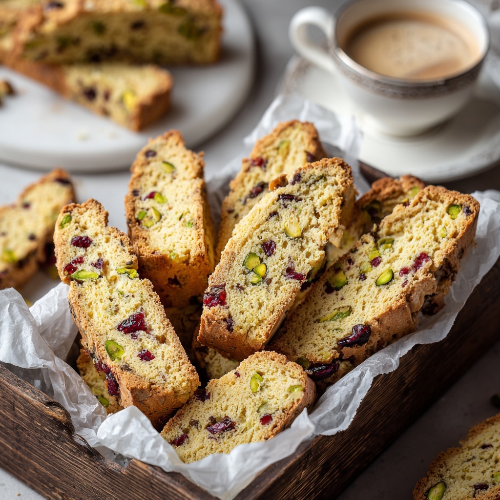 Cranberry Pistachio Biscotti Recipe - Recipe Image