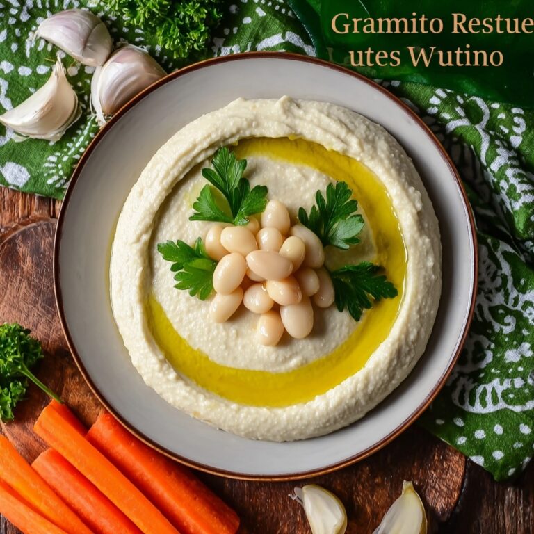 Roasted Garlic White Bean Hummus Recipe