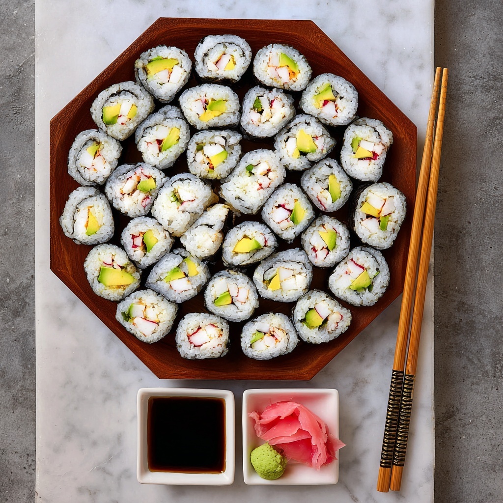 Homemade California Roll Recipe - Recipe Image