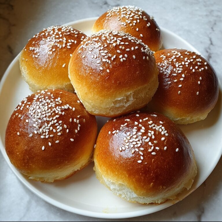 Super Soft Homemade Burger Buns Recipe
