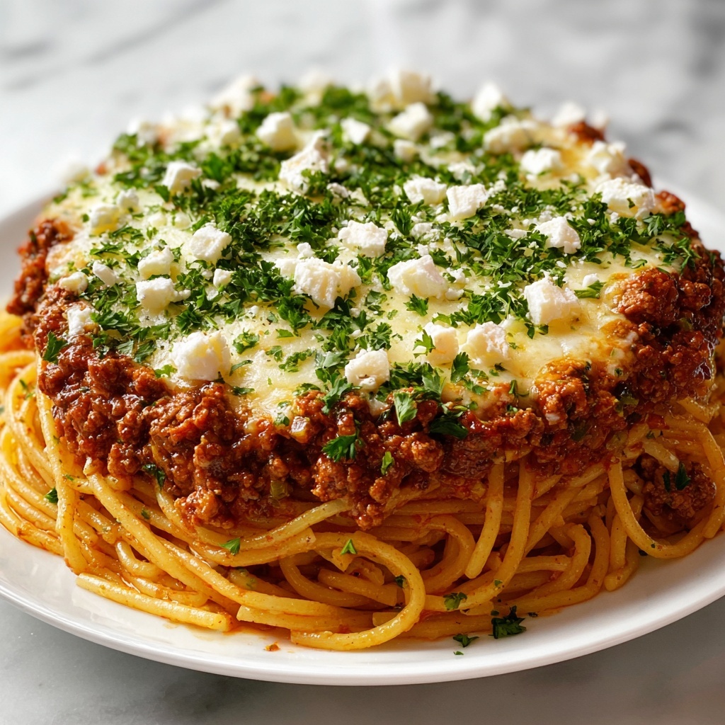 Baked Cream Cheese Spaghetti Recipe - Recipe Image