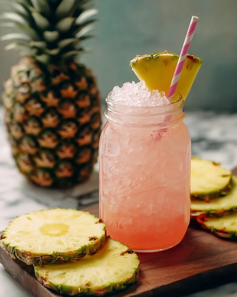 Pineapple Pink Lemonade Party Drink Recipe