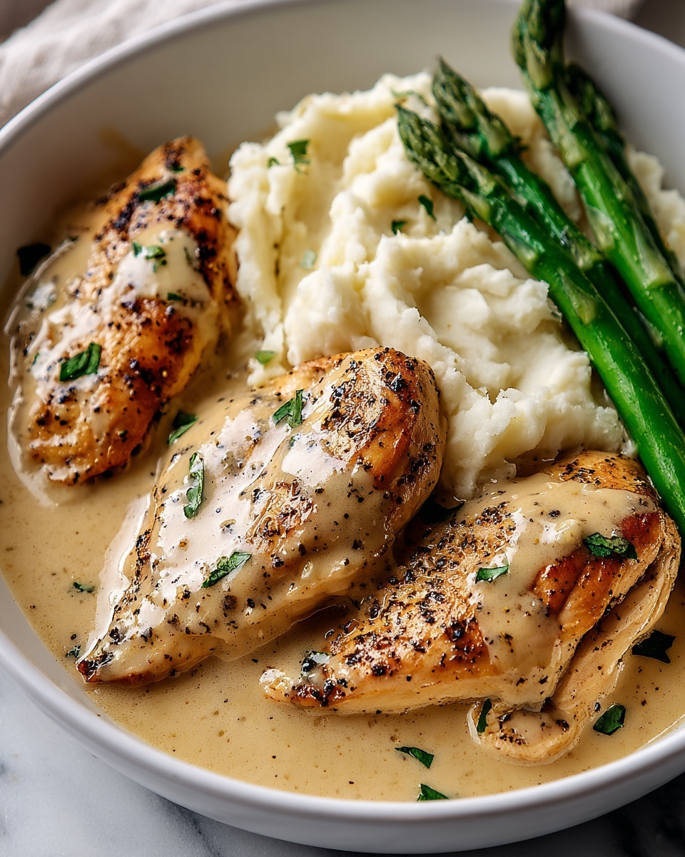 Creamy Garlic Chicken Recipe - Recipe Image