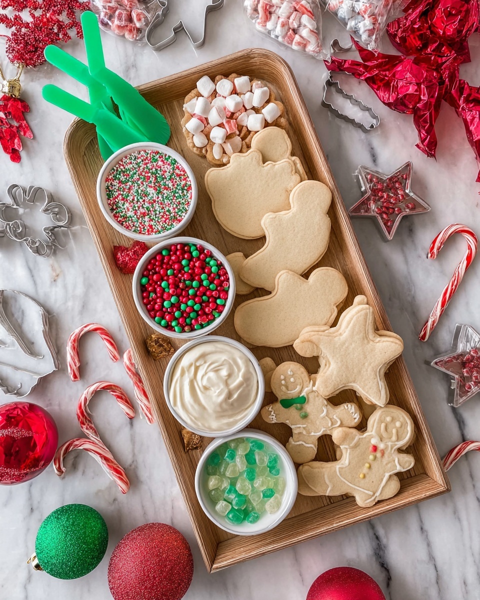 Christmas Sugar Cookie Decorating Board Recipe - Recipe Image