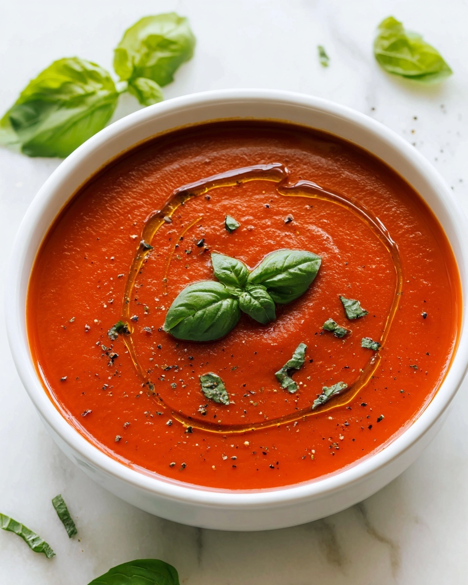 Roasted Tomato Basil Soup Recipe - Recipe Image