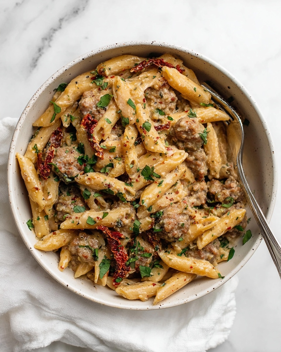 Cajun Sausage Pasta Recipe - Recipe Image