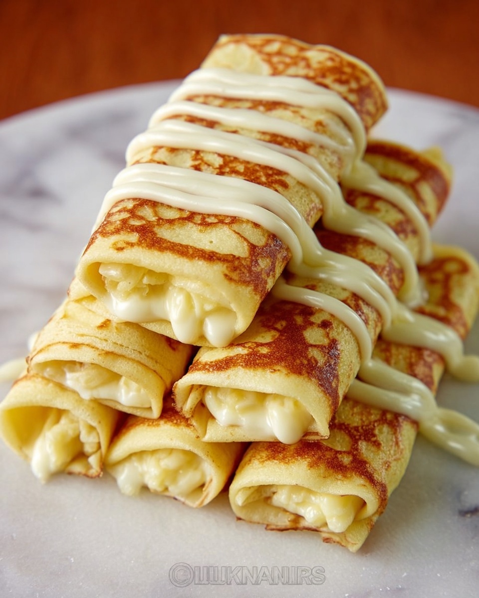 Nalesniki with Cheese and Pineapple Recipe - Recipe Image