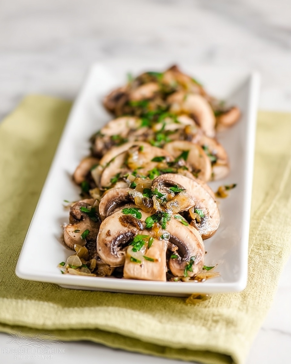 Mushrooms in a Sour Cream Sauce Recipe - Recipe Image