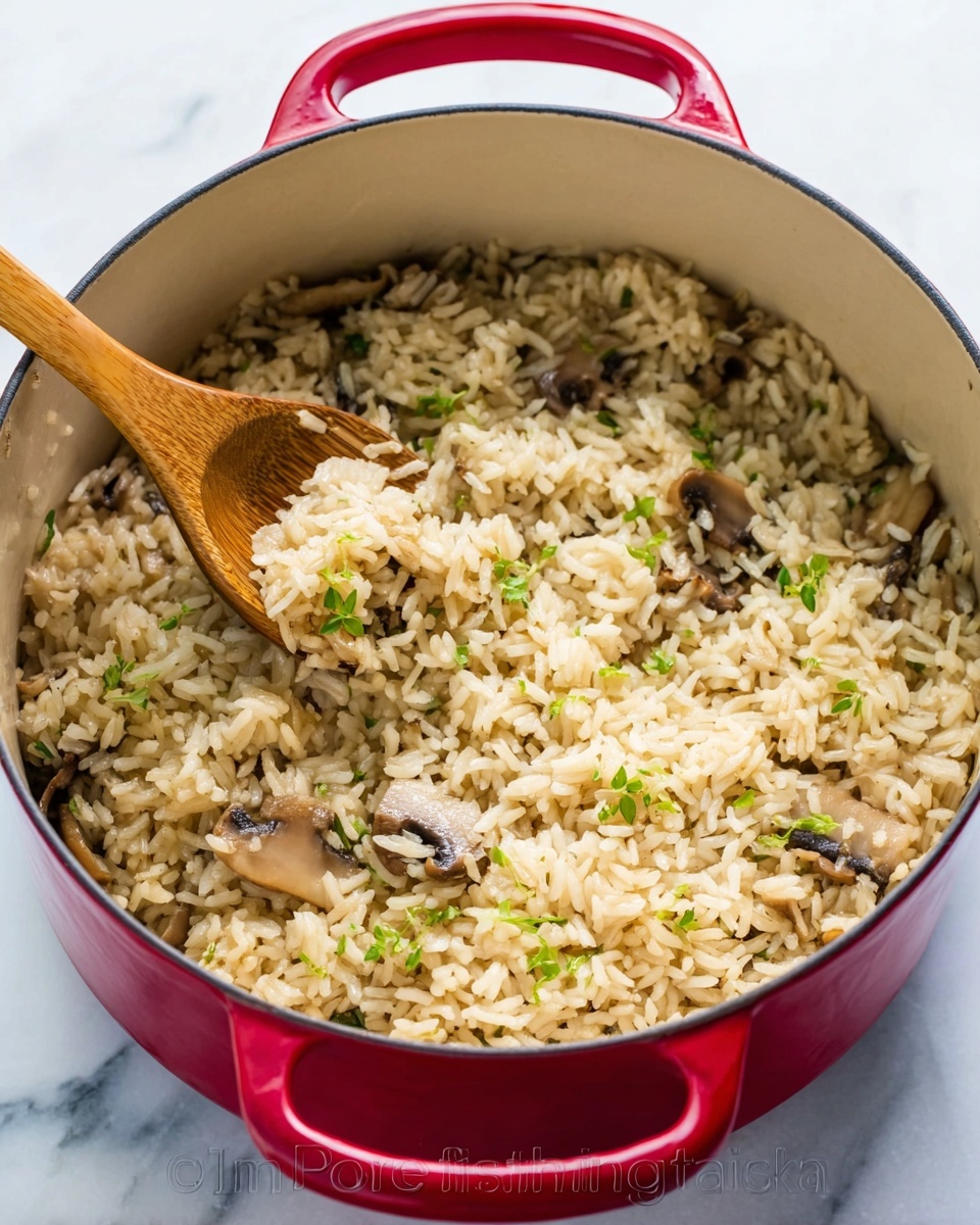 Mushroom Rice Pilaf Recipe - Recipe Image