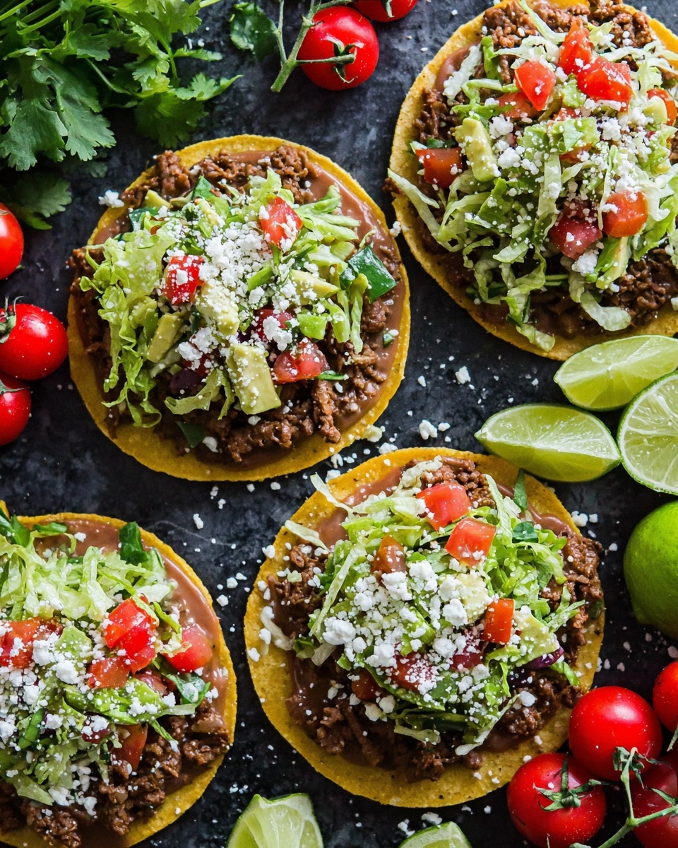 Easy Tostada Recipe - Recipe Image