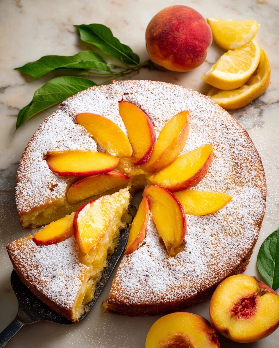 Peach Cake Recipe - Recipe Image