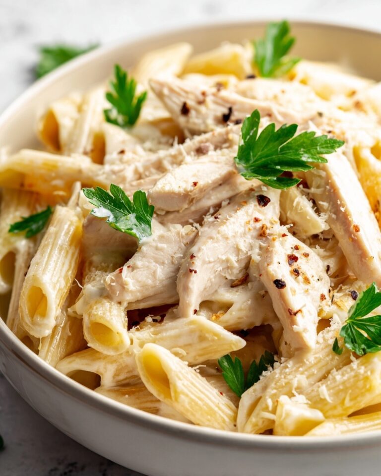 Crockpot Garlic Parmesan Chicken Pasta – A Deliciously Creamy, Easy Meal Recipe