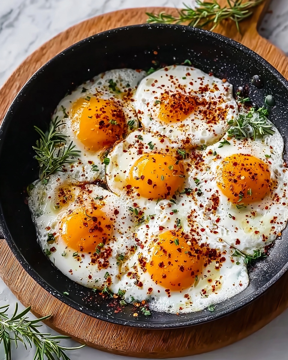 Turkish Eggs Cilbir Recipe - Recipe Image