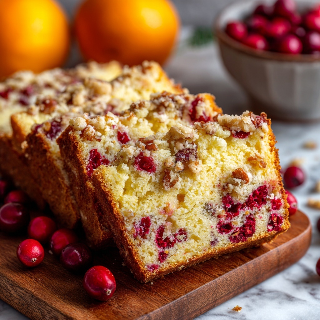Orange Cranberry Walnut Loaf Recipe - Recipe Image