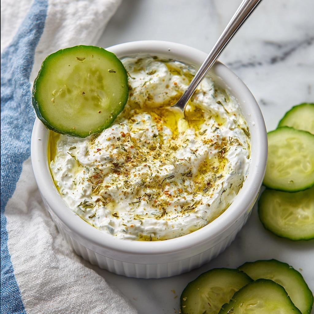 Easy Homemade Tzatziki Sauce Recipe - Recipe Image