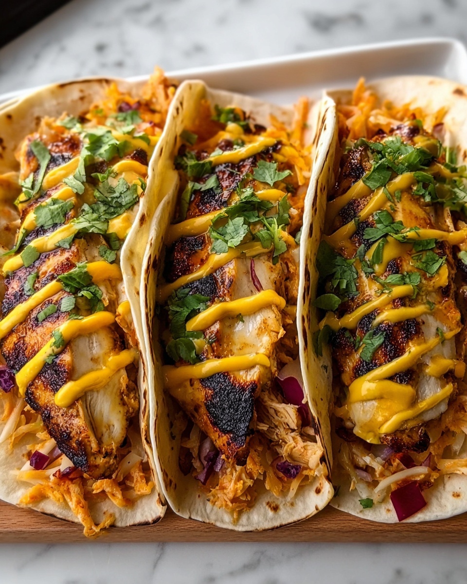 Cheesy Pulled Chicken Tacos Recipe - Recipe Image