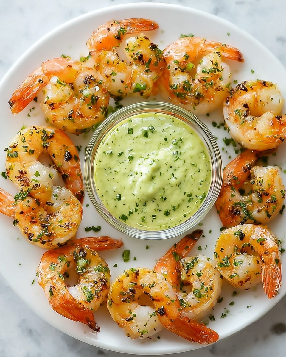 Chili Lime Shrimp with Avocado Crema Recipe - Recipe Image