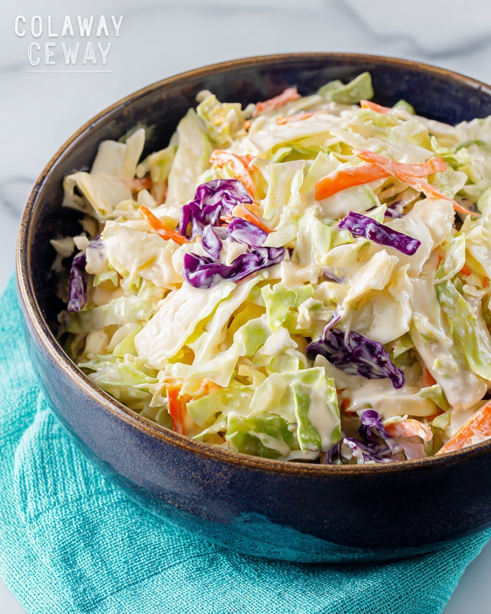 Classic Creamy Coleslaw Recipe - Recipe Image