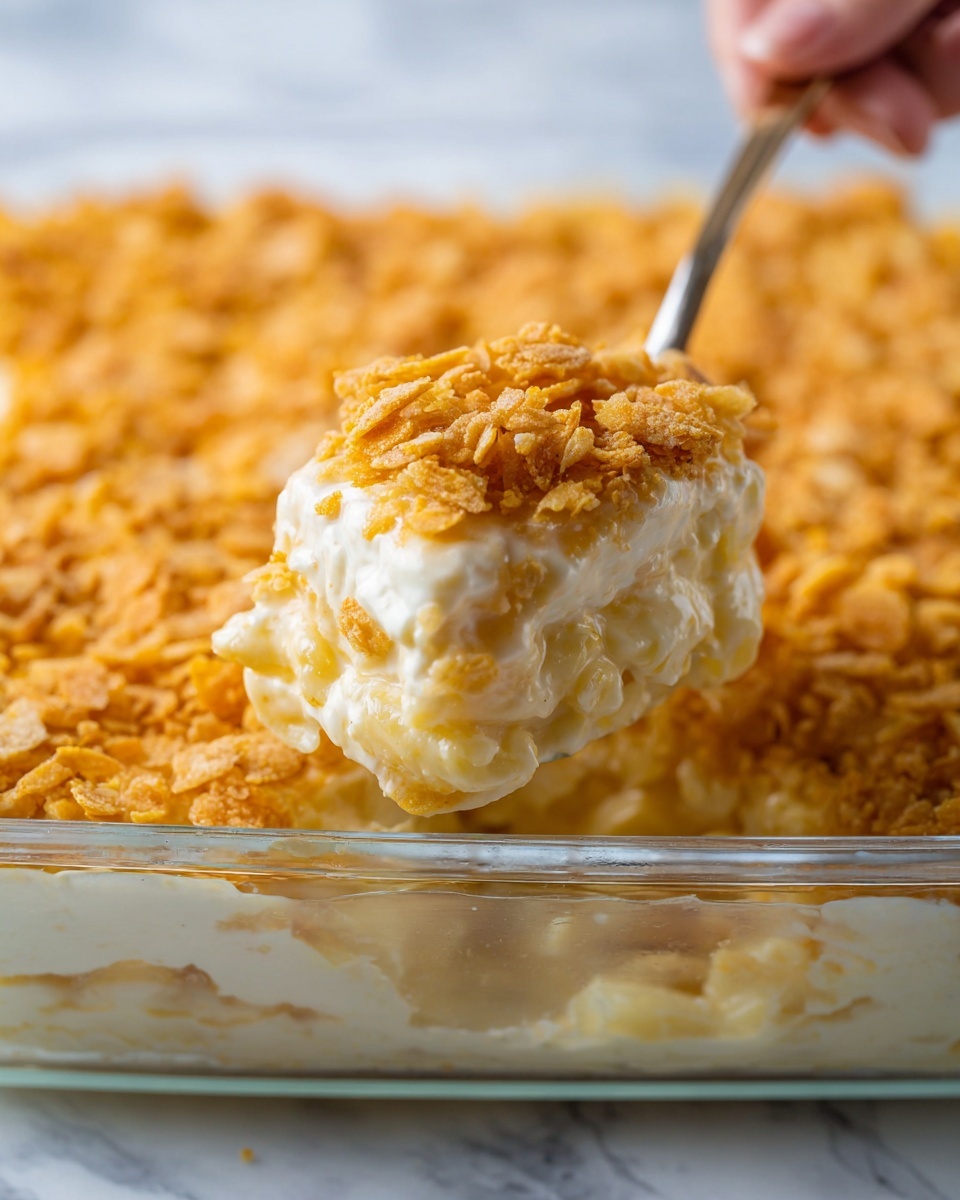 Classic Cheesy Funeral Potatoes Recipe - Recipe Image
