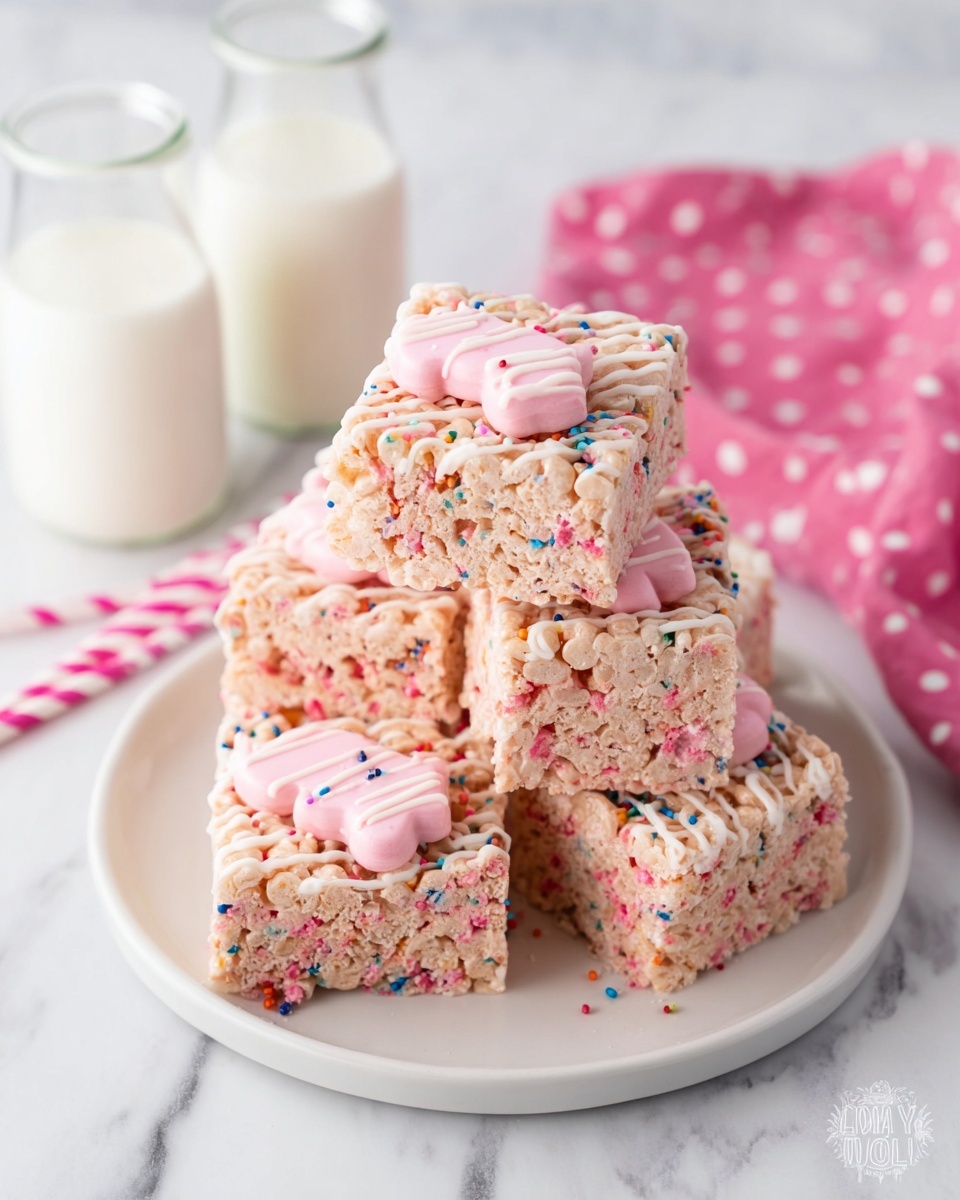 Animal Cookie Rice Krispie Treats Recipe - Recipe Image