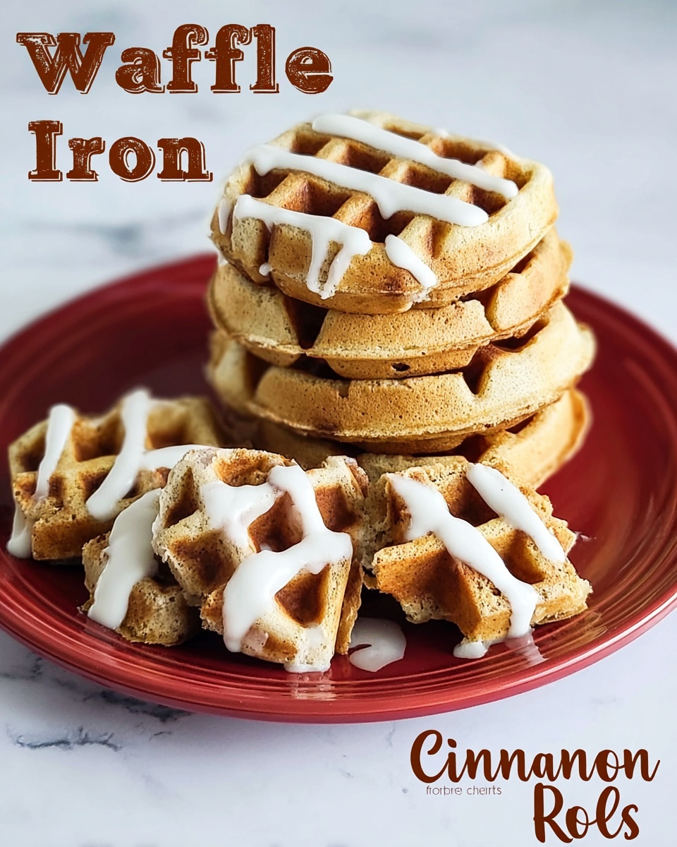 Waffle-Style Cinnamon Rolls Recipe - Recipe Image