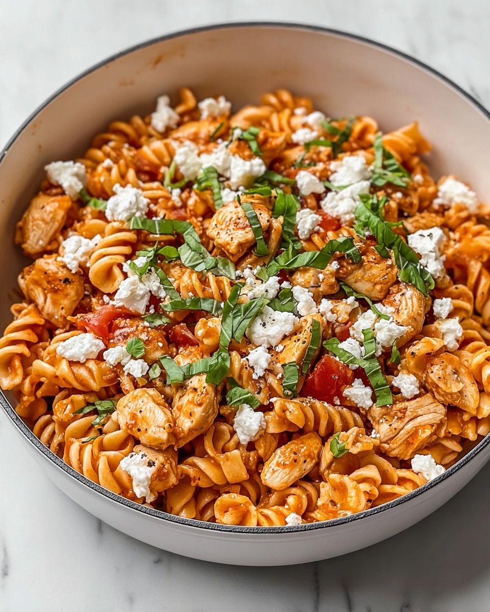 Simple Chicken Feta Pasta for a Quick Weeknight Dinner Recipe - Recipe Image