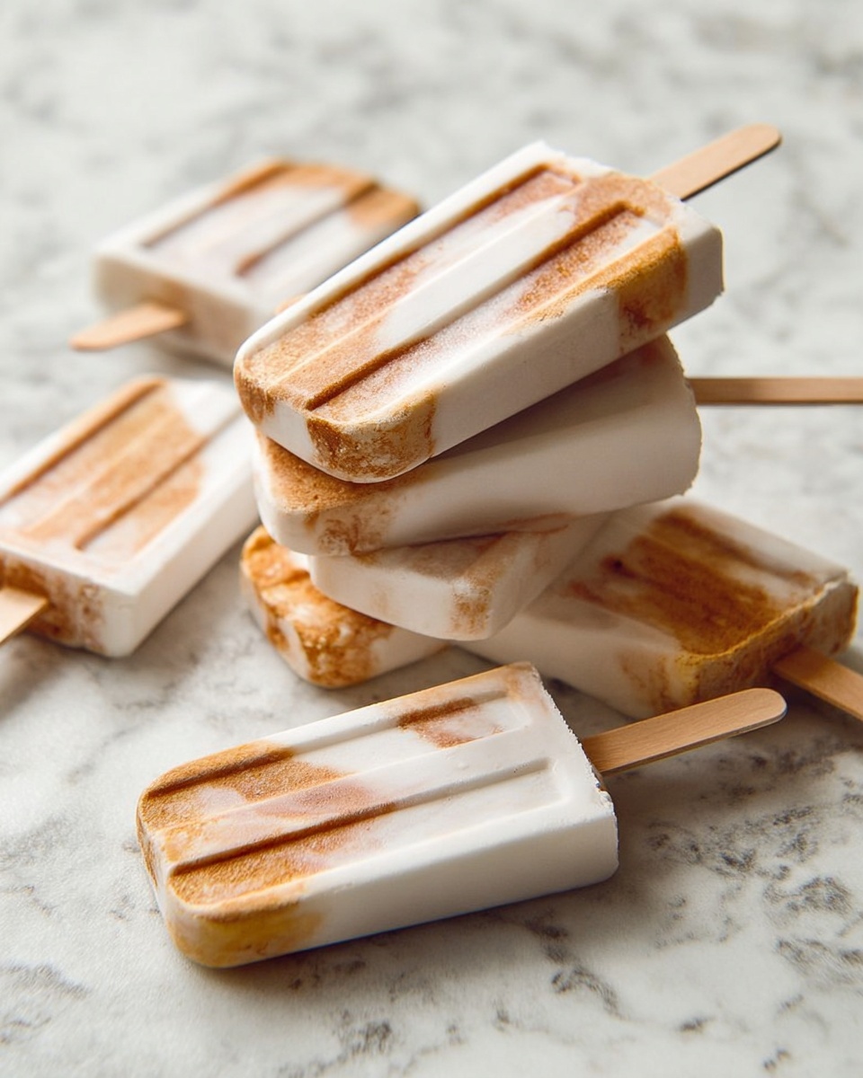 Pumpkin Pie Breakfast Popsicles Recipe - Recipe Image