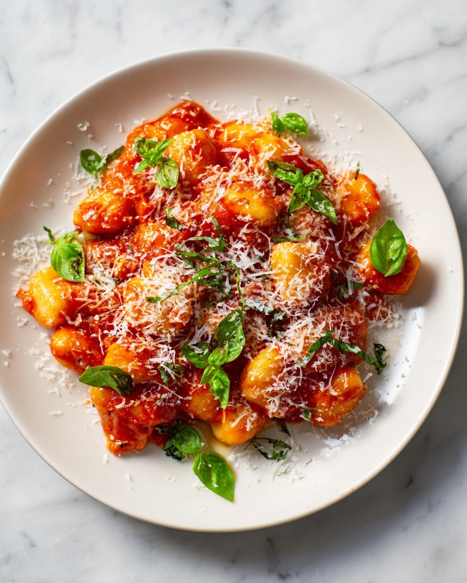 Gnocchi with Marinara Sauce Recipe - Recipe Image