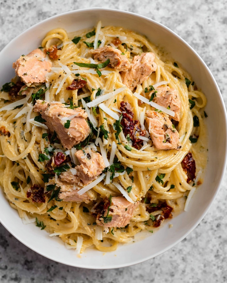 Cajun Salmon Pasta Recipe - Recipe Image