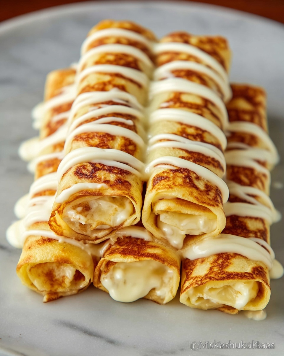 Nalesniki with Cheese and Pineapple Recipe - Recipe Image