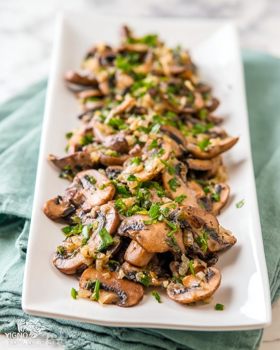 Mushrooms in a Sour Cream Sauce Recipe - Recipe Image