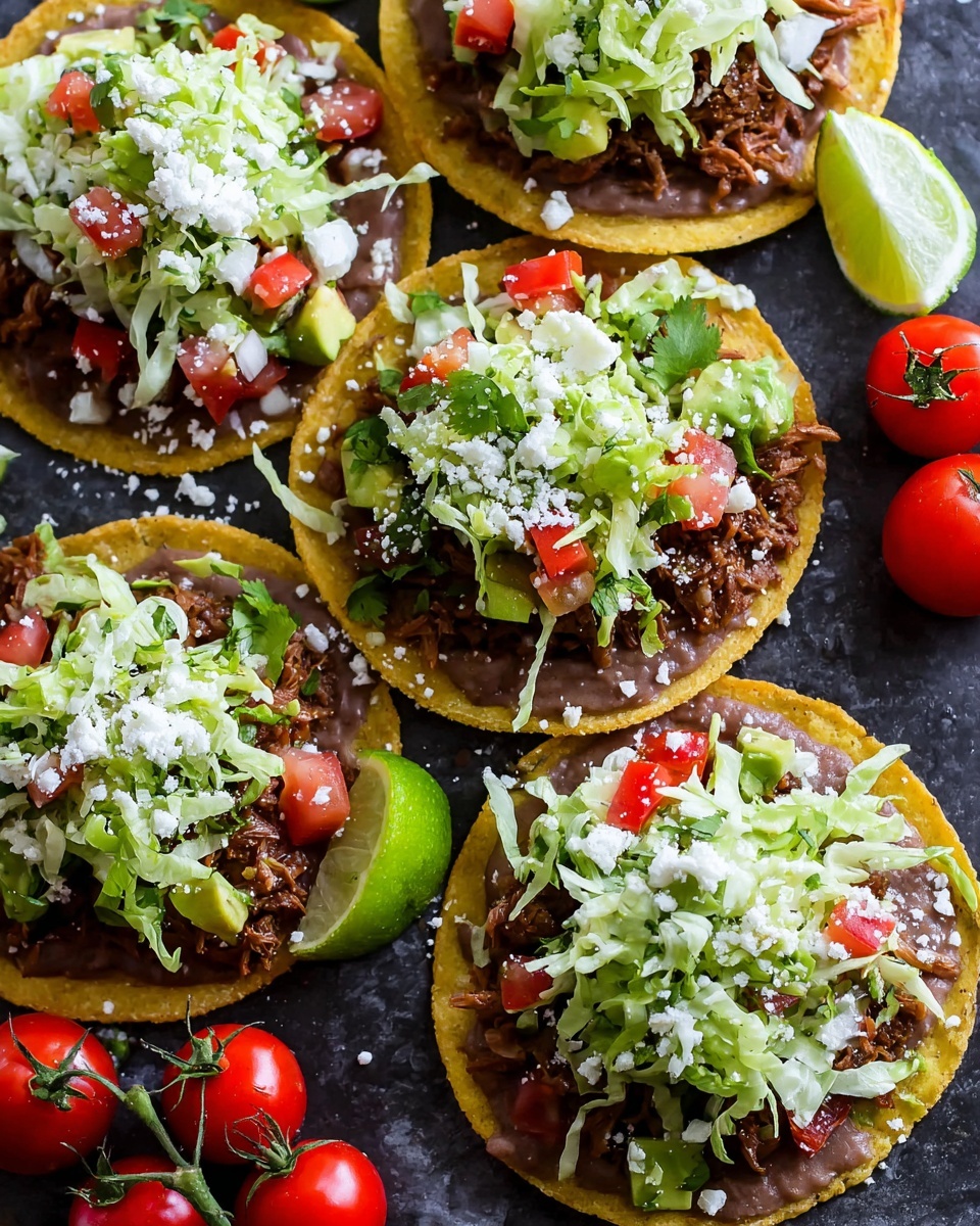 Easy Tostada Recipe - Recipe Image