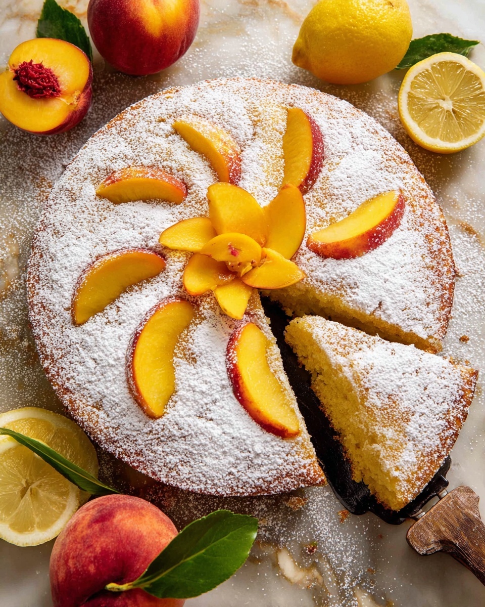 Peach Cake Recipe - Recipe Image