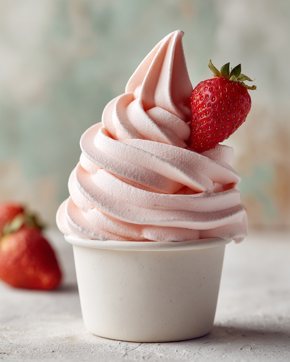 Strawberry Dole Whip – A Refreshing and Delicious Tropical Treat Recipe - Recipe Image